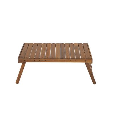 China Oak Table For Camping With Foldable Legs Portable Folding Picnic Table for sale