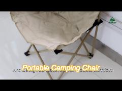 luxury foldable portable camping chairs metal chair outdoor for leisure outdoor activities