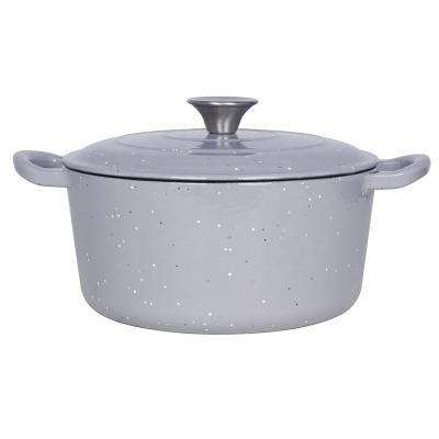 China Easily Assembled Ceramic Cast Iron 3.5L Pot With Lid for sale