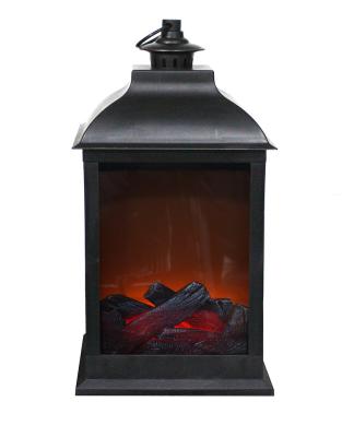 China Light Ideas In Life Decorative Portable LED Fireplace Lantern Light Realistic Fire Effect for sale