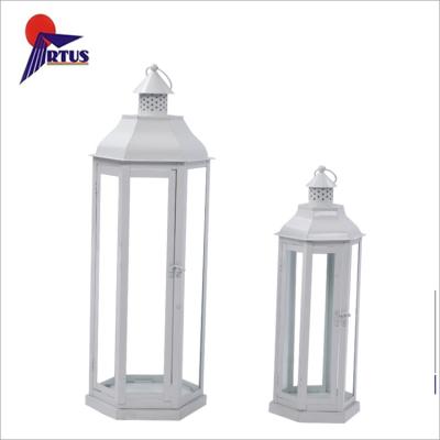 China Low Price Light Wholesale Home Decor Decoration Stand Outdoor Metal Lantern For Candle for sale