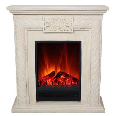 China Free Europe Decoration Electric Fireplace Flame Console Mantel for sale