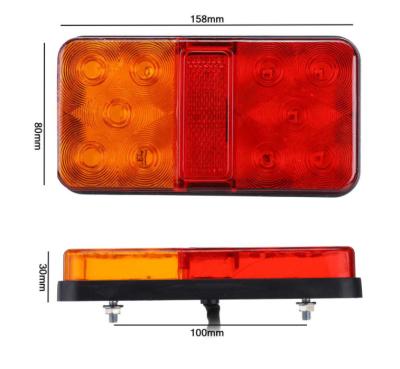 China Turn Signal Light Factory High Sealing Four Function Led Trailer Lights for sale