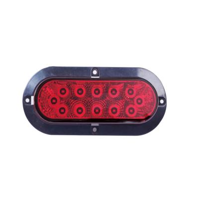 China Stop Tail Light SAE DOT 6 Inch Oval Stop Tail Turn Trailer Truck Led Lights for sale