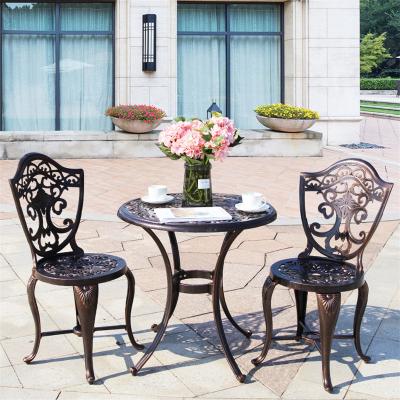 China Outdoor Indoor Outdoor Rattan Table Chair Furniture Rattan Table Chair Furniture Garden Patio Leisure Ways Metal Cast Stainless Steel Table Set Wicker Chair Set New for sale