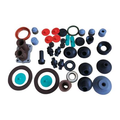 China Widely Used OEM Odm Customized Various Sizes Special Shapes Types Epdm Nbr Fkm Nr Cr Types Vulcanized Rubber Molded Parts for sale