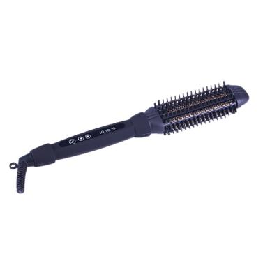 China Wholesale Price Ceramic Private Label Factory Guangdong Straightening and Electric Ceramic Coated Curling Brush for sale