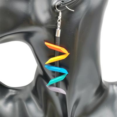 China New BOHEMIA Luxury Dangle Earrings For Women Gothic Accessories Designer Rubber Jewelry Gifts Handmade Statement Dangle Earrings for sale