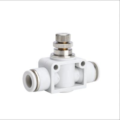 China PU Hose LS/PA Line Speed ​​Control Valve, Throttle Connector for PU Hose for sale