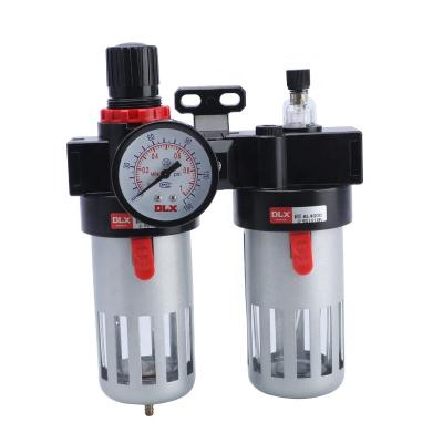 China AC2000 Type Filter Regulator Oil Lubricator Air Source Air Treatment Unit, FRL Three Pneumatic Hotels Airtac Units With Pressure Guauge for sale