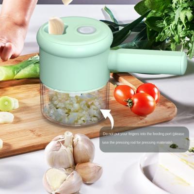 China Mini Food Processor Rechargeable Vegetable Cordless Portable Viable Chopper Blender for Chili Onion Minced Meat Nuts and Spices BPA-free for sale