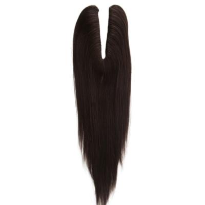 China Human Hair U Shapr Topper V Shape Topper Straight Texture Package Gross Weight 0.200kg for sale