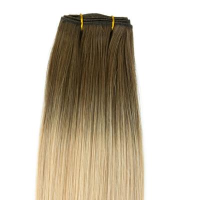 China 24 inch Muti-Color Human Hair Remy Hair Weft Machine Sewn Weft for Your Requirement for sale