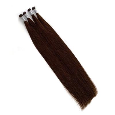 China 100% Human Virgin Remy Cuticle Aligned Russian Hair Weft with Genius Cut Technology for sale