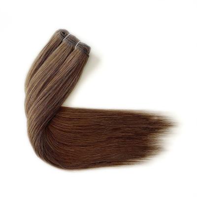 China Full Payment Brazilian Hair Weft Extensions Remy Human Hair Straight Weft Dyed Color for sale