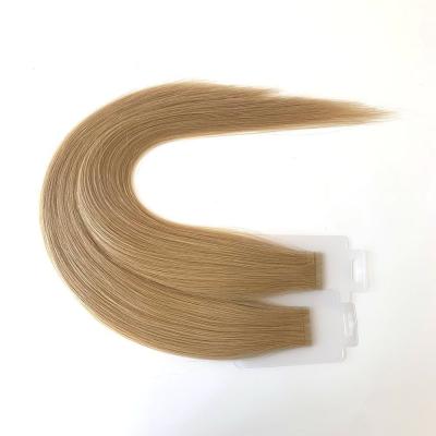 China Seamless European Hair Invisible Tape Extensions 7.5*70cm Long Lasting Easy to Apply for sale