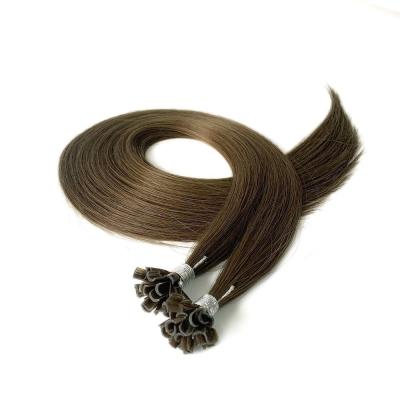 China Muti-Color 100% de cabelo humano virgem duplo desenhado cru U Tip Extensões de cabelo de ponta plana à venda