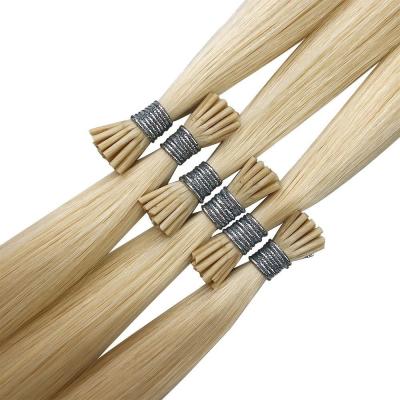 China Double Drawn Remy Keratin Hair Extension I Tip Micro Links Hair Extensions Guaranteed for sale