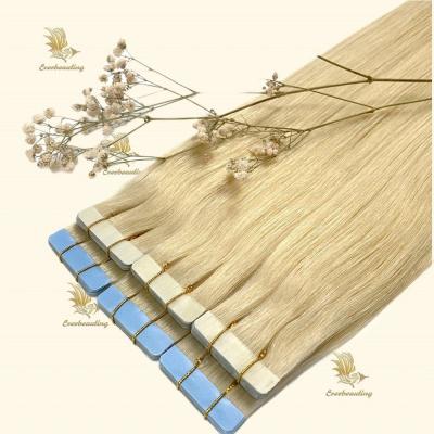 China 20inch Blonde Color Tape Hair Extensions with 3 Month Tapes Life and Lightweight Feel for sale