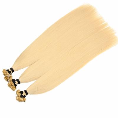 China Color ligero de estilo recto 1 g / hebra de punta plana Extensiones de cabello de queratina para cabello humano en venta