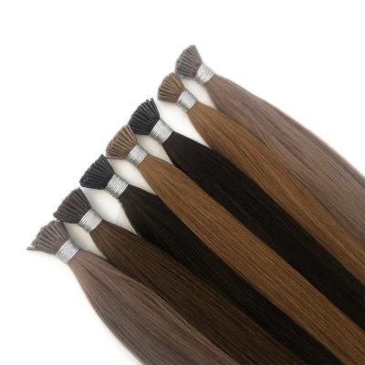 China Ring-X Pre-Bonded Muti-Color Russian Human Hair Micro Ring I Tip Hair Extensions Durable for sale