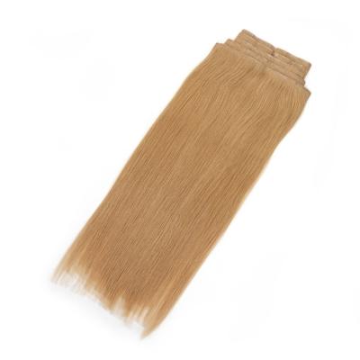 China Raw Virgin Cambodian Human Hair Clips Ins PU Skin Weft Seamless Clip in Hair Extensions for sale