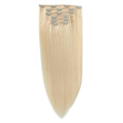 China Remy Hair Long Straight Clip in Hair Extension with 0.200kg Package Gross Weight for sale