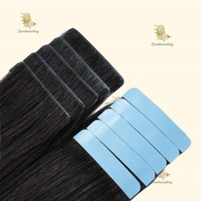 China Dyeable Double Drawn Invisible Injection Tape in Tape Hair Extension for Bodywave Hair for sale