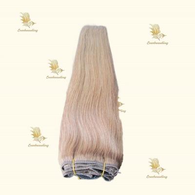 China Remy Hair Thick End Raw Hair Seamless Clip in Extensions without Seam for Full Payment for sale