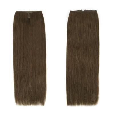 China Straight Fish Wire One Piece Haloin Hair Extensions with Dyeable Volume and Length for sale