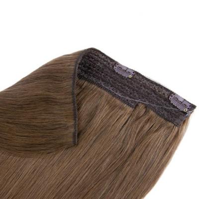 China Remy Haloin Hair Extensions Human Hair with Pre-Bonded Style and Invisible Headband for sale