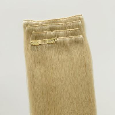 China Package Gross Weight 0.400kg Classic Clip in Hair Extensions Double Drawn Human Hair for sale