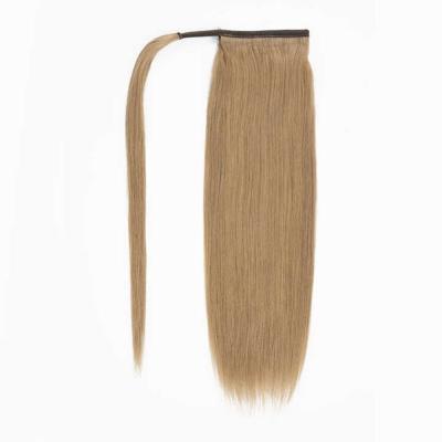 China 100% Vietenameza de cabello humano en bruto Envuelto alrededor de la petición personalizada de extensiones de cabello de cola de caballo en venta