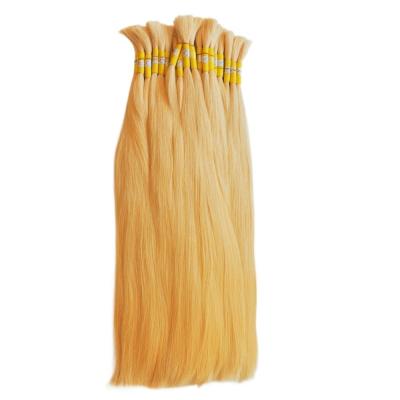 China Initial Payment Top Grade Vietnamese Raw Hair Bulk 9c Virgin Blonde Color Extensions for sale