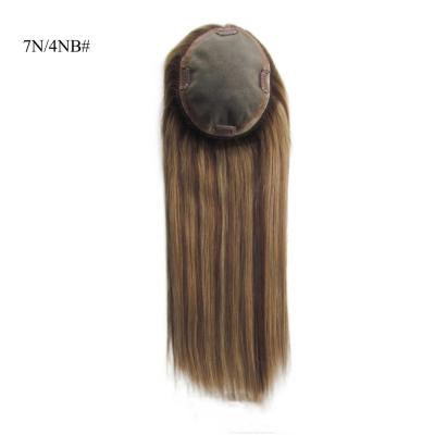 China Remy Hair Human Hair Mono Topper for Thin Hair Women 0.300kg Package Gross Weight for sale