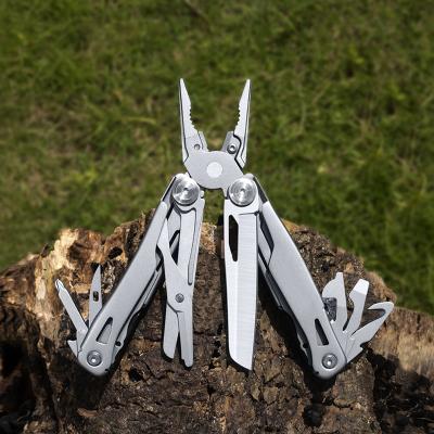 China GHK MULTI 14 FUNCTIONAL Survival Outdoor Camping Gifts Works Foldable EDC Pocket Multitool Pliers for sale