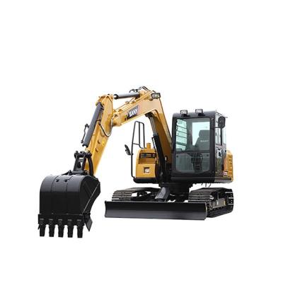 China Hotels SY55 Excavator 5.5 ton Mini Digger Hydraulic Excavators Tree Planting Digging Machines Hole Digger for sale