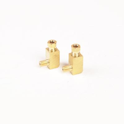 China Other Lubrication Brass oil Pipe Fitting 4mm/6mm Fitting Connector for Lubrication System/CNC Machine for sale