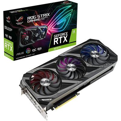 China ASUS Computer Graphics Three Fans RTX 3070 Ti OC Edition Gaming Graphics Card Luxury Colorful PC Game for sale