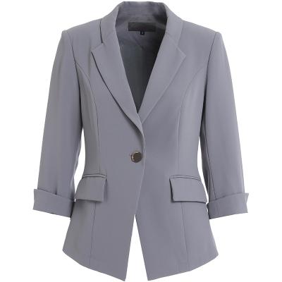 China Anti-wrinkle Gowani Lady's Formal Single Button Suit Blazer For Career Women for sale