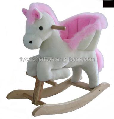 China Ride on Toy Plush Jumping Horse with horse and golloping sound for sale