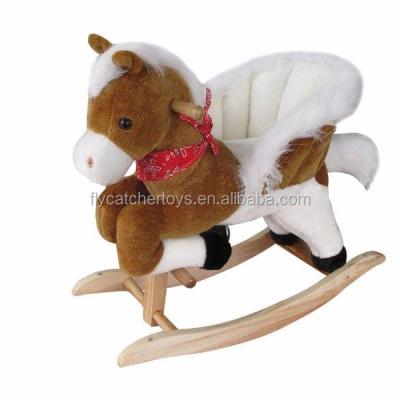 China Ride On Toy 2020 Hot Sales Plush Jumping Horse With Real Horse And Golloping Sound for sale