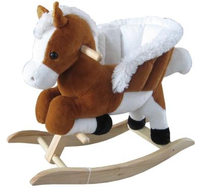 China Ride On Toy 2021 Hot Sales Plush Jumping Horse With Real Horse And Golloping Sound for sale