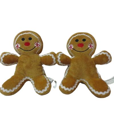 China 2017 New Design Eco-friendly Custom Plush Christmas Toys For Kids Gifts, Gingerbread Man, Xmas Gift Present for sale