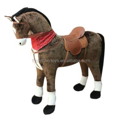 China Ride On Toy Super Big Standing Horse At 120cm , Bear Weight Is 150kgs for sale