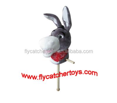 China 2019 Ride On Toy Plush Hobby Donkey Stick With Wheels With Difference Functions for sale