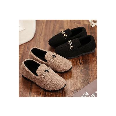 China Wholesale Warm Non-slip Flat Cotton Flat Shoes Loafers Factory Loafers Ladies Casual Shoes for sale