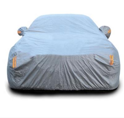 China Anti Dust Car Cover Nylon Outdoor Waterproof Sun Snow Rain Resistant Part Protection for sale