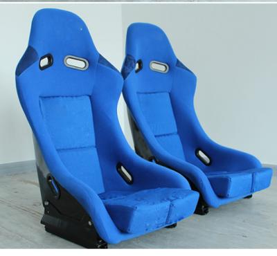 China Silders Double Full Bucket Fixed Rear Racing Seat Blue For Sport Car/UTV/ATV/VIOS/MAZDA/HONDA/VW/TOYOTA for sale