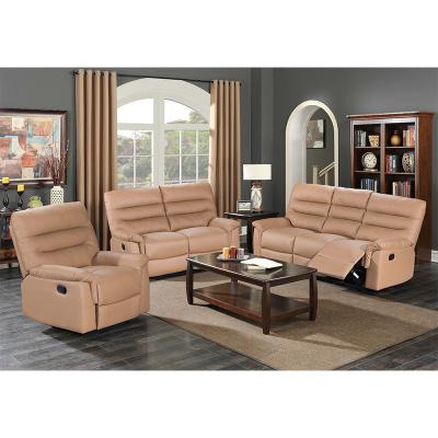 China Sofa Set Leather Air Manual Recliner Recliners 3+2+1 Cooling Motion Sofa Set For Living Room Home for sale